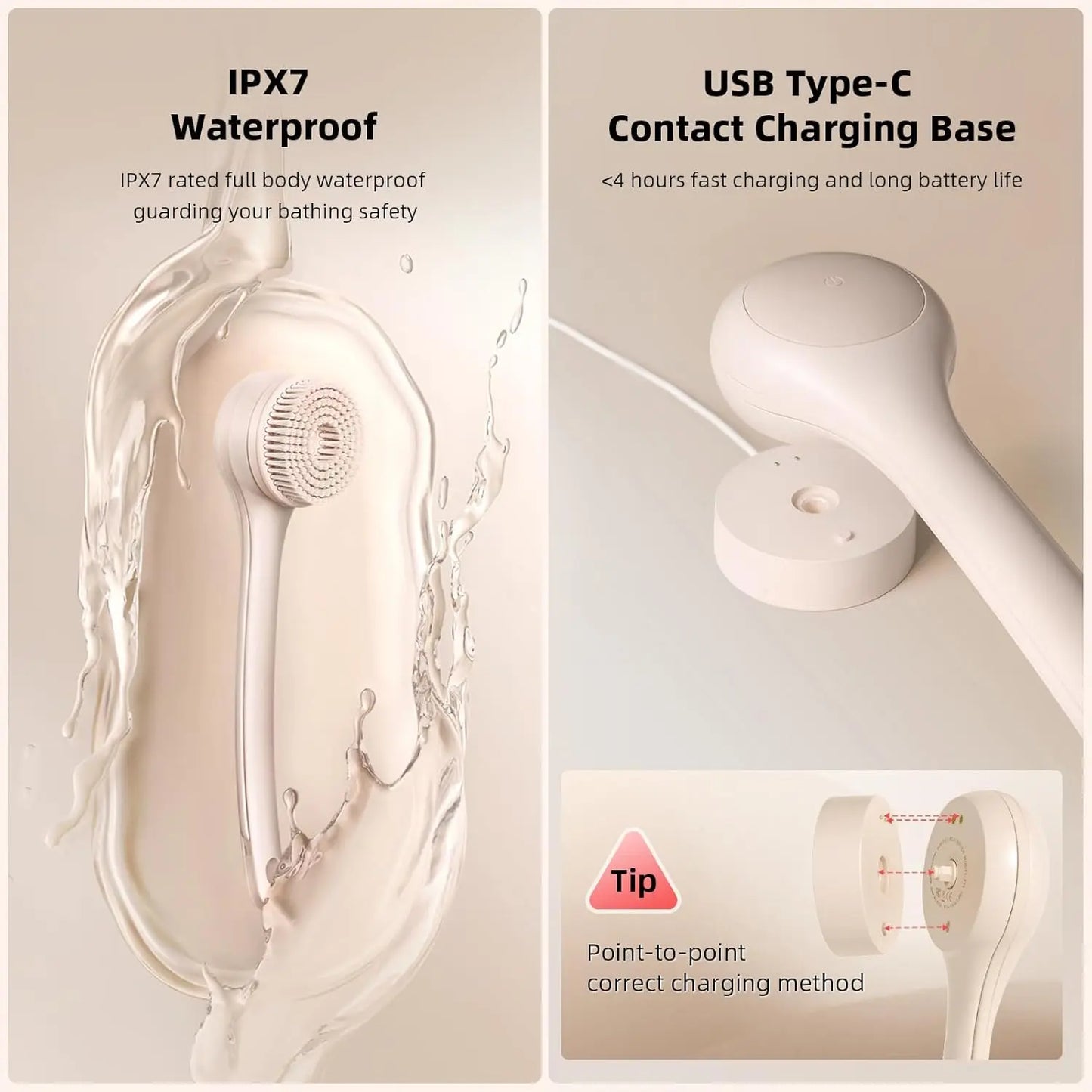 Electric Back Scrubber for Bathing