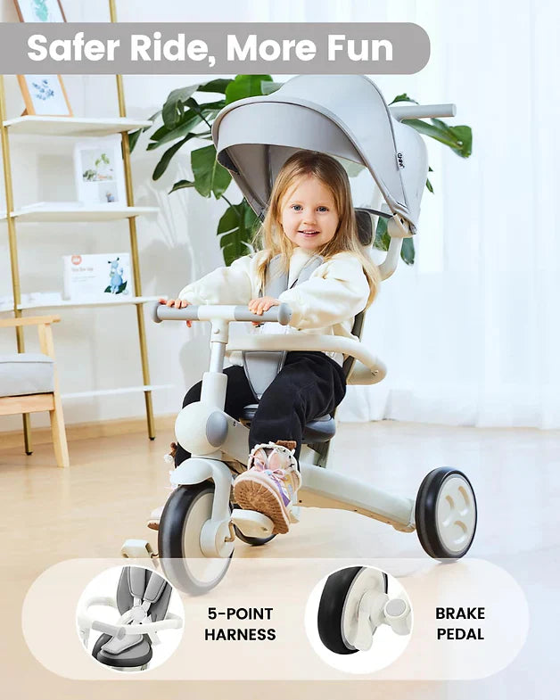 7-in-1 Grow-with-Me Toddler Tricycle