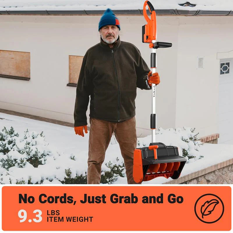 Cordless snow shovels
