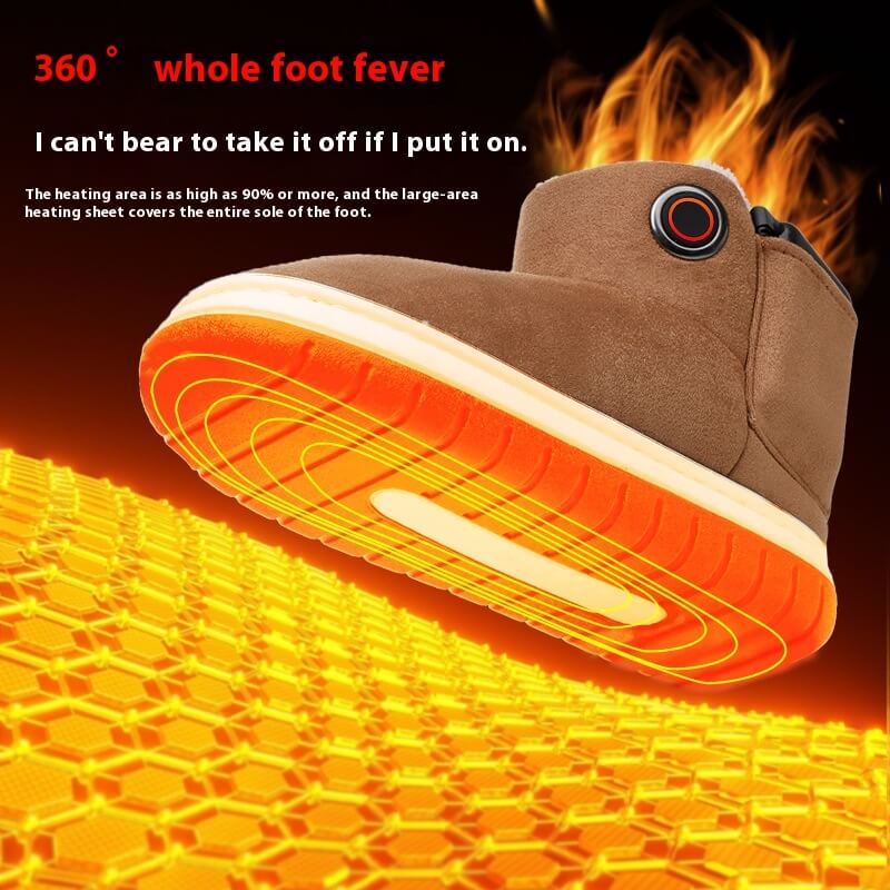 Electric Heating Boots – USB Heated Cotton Shoes