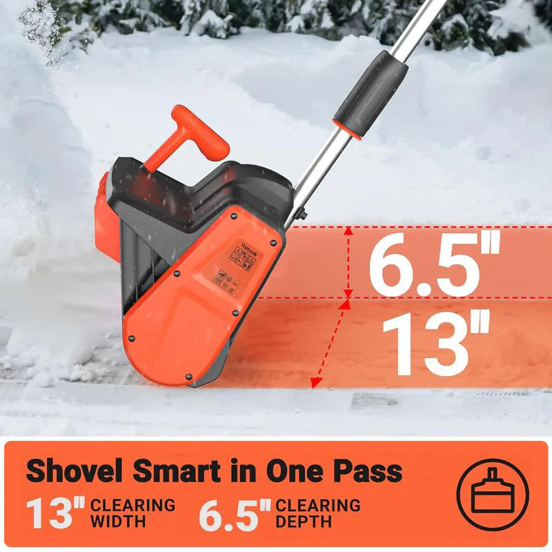 Cordless snow shovels